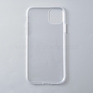 Transparent DIY Blank Silicone Smartphone Case, Fit for iPhone11(6.1 inch), For DIY Epoxy Resin Pouring Phone Case, White, 15.4x7.7x0.9cm(MOBA-F007-08)