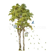 PVC Wall Stickers, Wall Decoration, Tree Pattern, 1180x300mm, 2 sheet/set(DIY-WH0228-646)