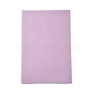 Lichee Pattern Double-Faced Imitation Leather Fabric, for DIY Earrings Making, Medium Purple, 20x30cm(DIY-WH0171-45H)