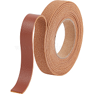 2M PVC Imitation Leather Ribbons, for Clothes, Bag Making, Sienna, 12.5mm, about 2.19 Yards(2m)/Roll(SRIB-WH0011-125A-03)
