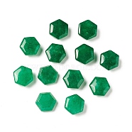 Natural Malaysia Jade Cabochons, Dyed, Hexagon, 14x15.5~16x7~7.8mm(X-G-G994-B01)