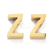 Ion Plating(IP) 304 Stainless Steel Charms, Alphabet, Golden, Letter.Z, 8x5x3mm, Hole: 1.8mm(STAS-K216-41Z-G)
