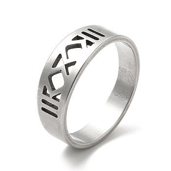 201 Stainless Steel Finger Rings, Hollow Out Bowknot Rings for Women, Stainless Steel Color, 4~6mm, Inner Diameter: 17mm