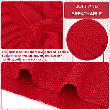 Cotton with Spandex Ribbing Fabric for Cuffs(FIND-WH0260-39B)-4