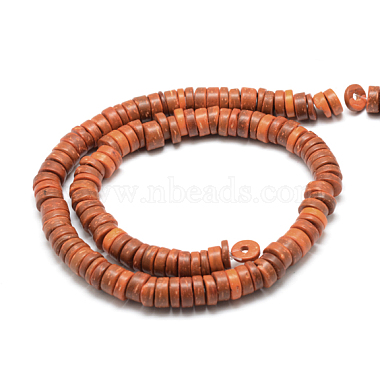 Dyed Natural Coconut Disc Bead Strands(COCB-O003-07I)-3