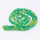 Spray Painted Crackle Glass Beads Strands(CCG-Q002-10mm-07)-2