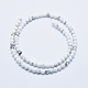 Chapelets de perles en howlite naturelle(G-P353-01-4mm)-2