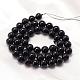 Baking Paint Shell Pearl Round Bead Strands(BSHE-L011-6mm-B010)-3