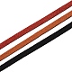 3 rollo de cordón de gamuza sintética de 3 colores(LW-FS0001-02)-2