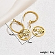 Stainless Steel Enamel Hoop Earrings(GD4383)-4