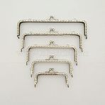 Iron Purse Frame, for Bag Sewing Craft Tailor Sewer, Platinum, 5.8x10.8x1cm, Hole: 7mm(PURS-PW0001-023D)