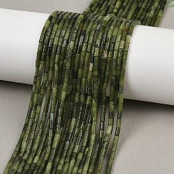 Natural Chinese Southern Jade Beads Strands, Column, 4~4.5x2mm, Hole: 0.7mm, about 88~92pcs/strand, 14.49~14.96''(36.8~38cm)(G-M389-20)