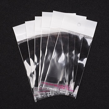 Cellophane Bags, 11.5x5cm, Unilateral Thickness: 0.035mm, Inner Measure: 6.5x5cm, Hole: 6mm