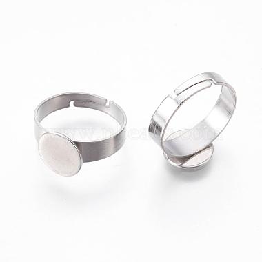 Componentes de anillos de dedo de 304 acero inoxidable ajustables(STAS-F149-21P-B)-2