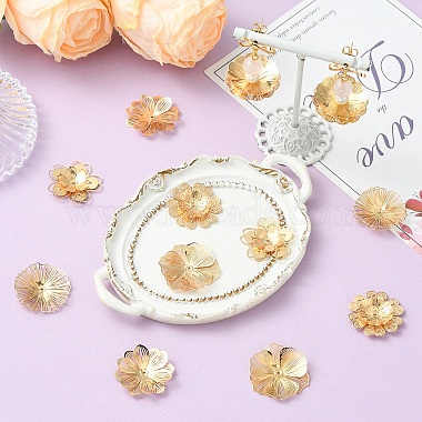 12Pcs 6 Styles Brass Bead Caps(KK-YW0004-72)-4