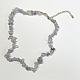 Natural Amethyst Chips Beaded Necklace(NJEW-FZ00004-05)-1