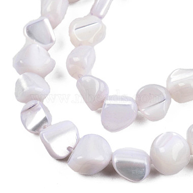 Natural Trochid Shell/Trochus Shell Beads Strands(SSHEL-N032-49-A02)-2