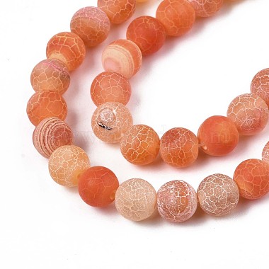 Natural Weathered Agate Beads Strands(X-G-S259-05H-8mm)-3