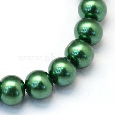 Chapelets de perles rondes en verre peint(X-HY-Q003-6mm-71)-2