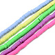 Handmade Polymer Clay Bead Strands(CLAY-T002-5mm-M)-1