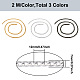 Yilisi 6M 3 Colors Oxidated Aluminium Twisted Chains(CHA-YS0001-03)-3
