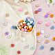 Superfindings 120 pièces 15 couleurs perles de silicone écologiques de qualité alimentaire(SIL-FH0001-14)-5