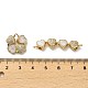 Valentine's Day Brass Micro Pave Clear Cubic Zirconia Connector Charms(KK-K355-39G)-3