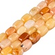 Natural Topaz Jade Beads Strands(G-T138-97)-4