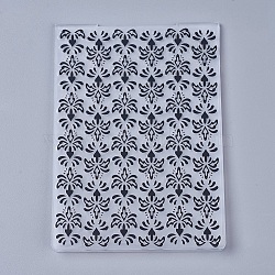 Transparent Clear Plastic Stamp/Seal, For DIY Scrapbooking/Photo Album Decorative, Stamp Sheets, Flower, Black, 14.6x10.5x0.3cm(DIY-WH0110-04G)