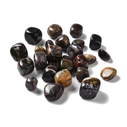 Natural Bloodstone Beads, No Hole, Nuggets, Tumbled Stone, Vase Filler Gems, 16~36x12~30.5x3.5~25mm(G-O029-08O)
