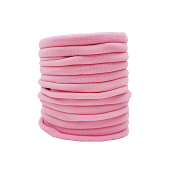 Nylon Elastic Baby Headbands for Girls, Hair Accessories, Pink, 11 inch(28cm)
