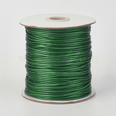 1.5mm DarkGreen Waxed Polyester Cord Thread & Cord