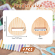 Triangle Wood Embroidery Hoop Easels(TOOL-WH0155-48)-2