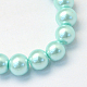 Baking Painted Pearlized Glass Pearl Round Beads Strands(X-HY-Q003-10mm-45)-2