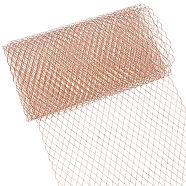 Nylon Net Mesh Fabric, Birdcage Bridal Veil Netting Fabric, Wedding Hat Veil Mesh Trimmings Fabric for Wedding Decoration, Sewing, Hat Decorating, Camel, 24~26.5x0.02cm(DIY-WH0430-479A-04)