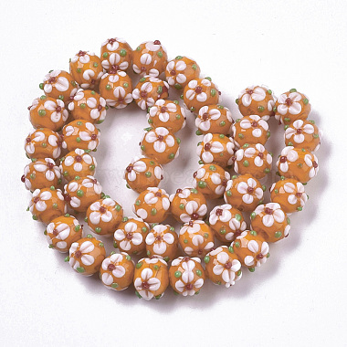 Handmade Lampwork Beads Strands(LAMP-N021-001F)-2