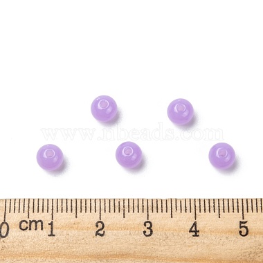 Perles en acrylique fluorescente(X-MACR-R517-6mm-09)-4