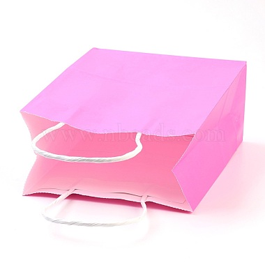 Pure Color Kraft Paper Bags(AJEW-G020-A-02)-4
