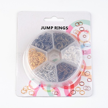 1 Box Open Jump Rings Brass Jump Rings(KK-JP0007-10mm)-4