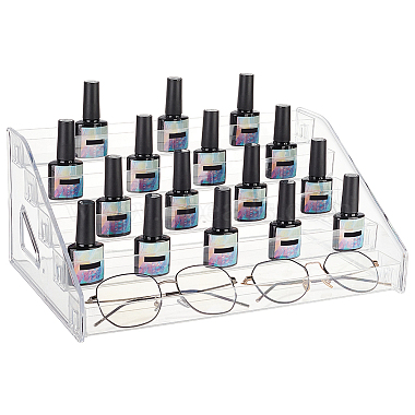 5 Хранилища косметики для макияжа многослойные прозрачные акриловые(MRMJ-WH0075-70)-7