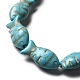 Synthetic Turquoise Dyed Beads Strands(G-E594-18)-3