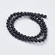 Natural Black Onyx Beads Strands(G-G591-6mm-06)-2