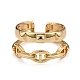 Brass Cuff Rings(KK-H741-08G)-1