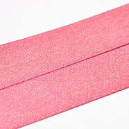 Polyester Grosgrain Ribbons for Gift Packing, Pearl Pink, 7/8 inch(22mm), about 100yards/roll(91.44m/roll)(SRIB-L016-022-156)