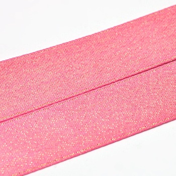 Polyester Grosgrain Ribbons for Gift Packing, Pearl Pink, 7/8 inch(22mm), about 100yards/roll(91.44m/roll)