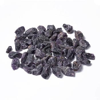 Rough Raw Natural Amethyst Beads, for Tumbling, Decoration, Polishing, Wire Wrapping, Wicca & Reiki Crystal Healing, No Hole/Undrilled, Nuggets, 30~50x22~28x15~23mm, about 50pcs/1000g