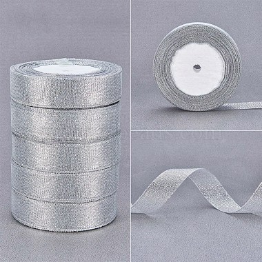 Glitter Metallic Ribbon(OCOR-T001-25mm-YC)-2