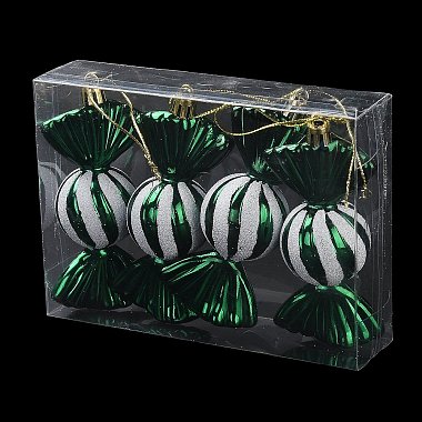 Decoraciones colgantes de dulces de plástico galvanizado de Navidad(KY-D020-01D)-2