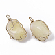 Dyed Natural White Jade Wire Wrapped Pendants(G-N326-15D)-2