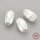 925 Sterling Silver Corrugated Beads(STER-S002-05)-1